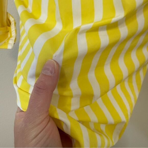 [Harshman Los Angeles] Yellow Striped Quinn Shirt - Size XS - Picture 6 of 7